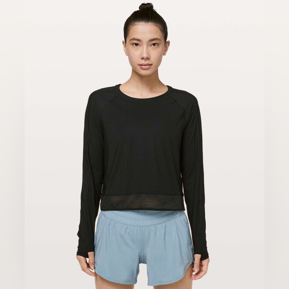 Lululemon Stripe In Stride Long Sleeve